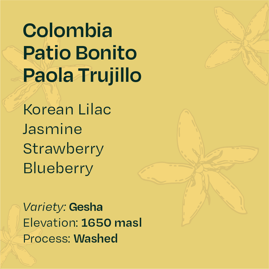 Colombia Paola Trujillo Washed Gesha