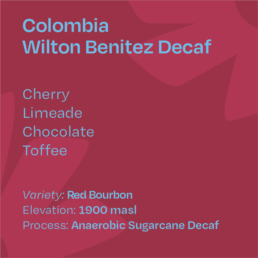 Colombia Wilton Benitez Decaf
