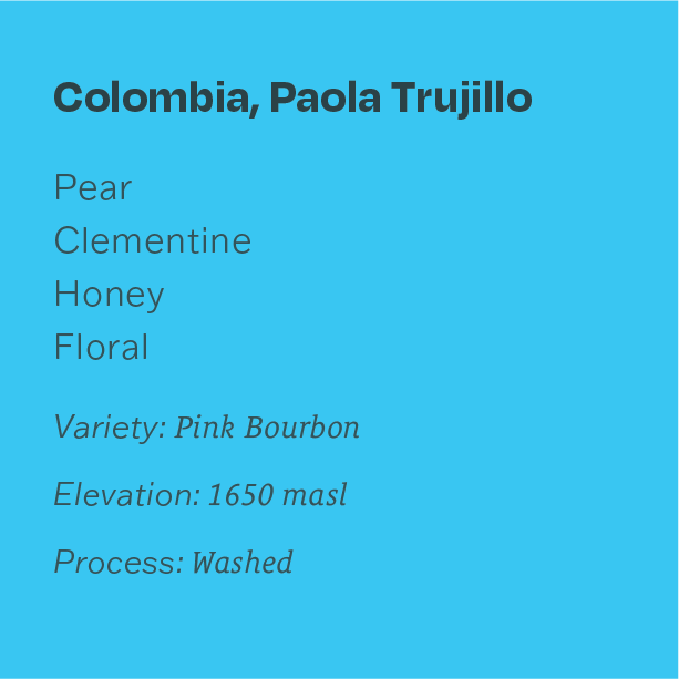 Colombia Paola Trujilllo Pink Bourbon